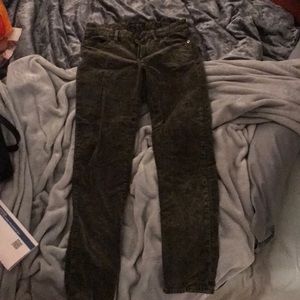 Velvet stretch jeans